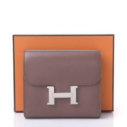 Hermes Tadelakt Constance Short Wallet Griolet 9 of 9