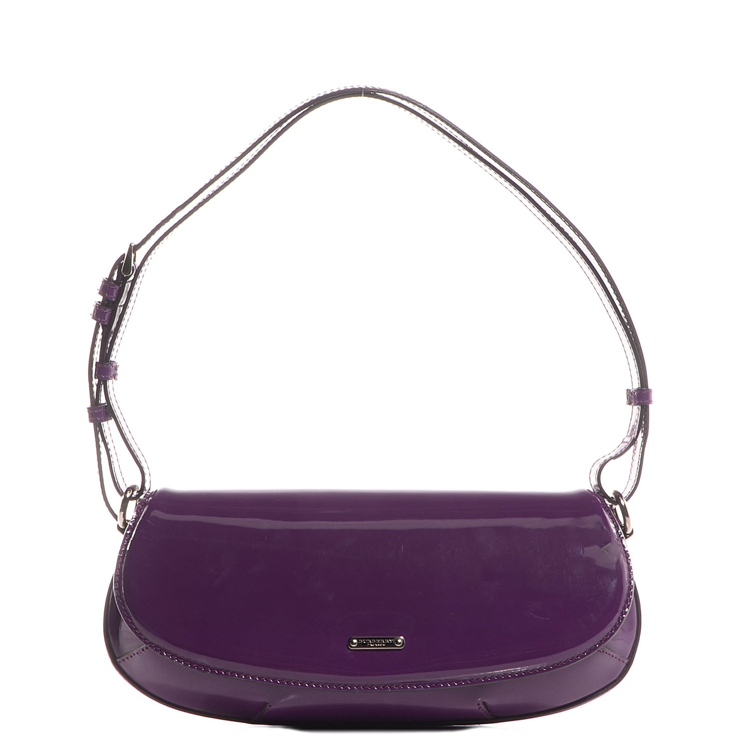 Burberry Prorsum Patent Small Lilford Shoulder Bag Beetroot 1 of 14