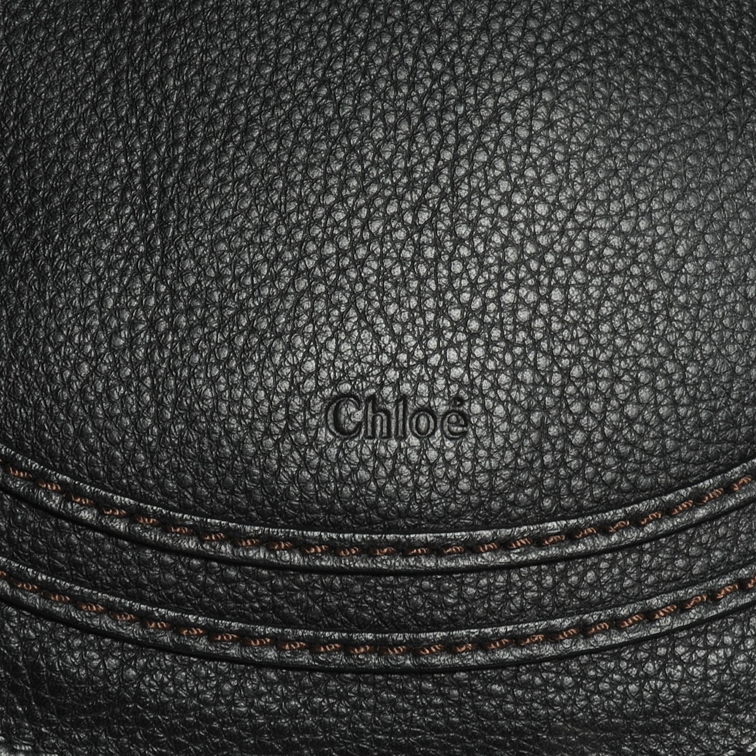 Chloe Calfskin Medium Marcie Round Crossbody Bag Black 6 of 9