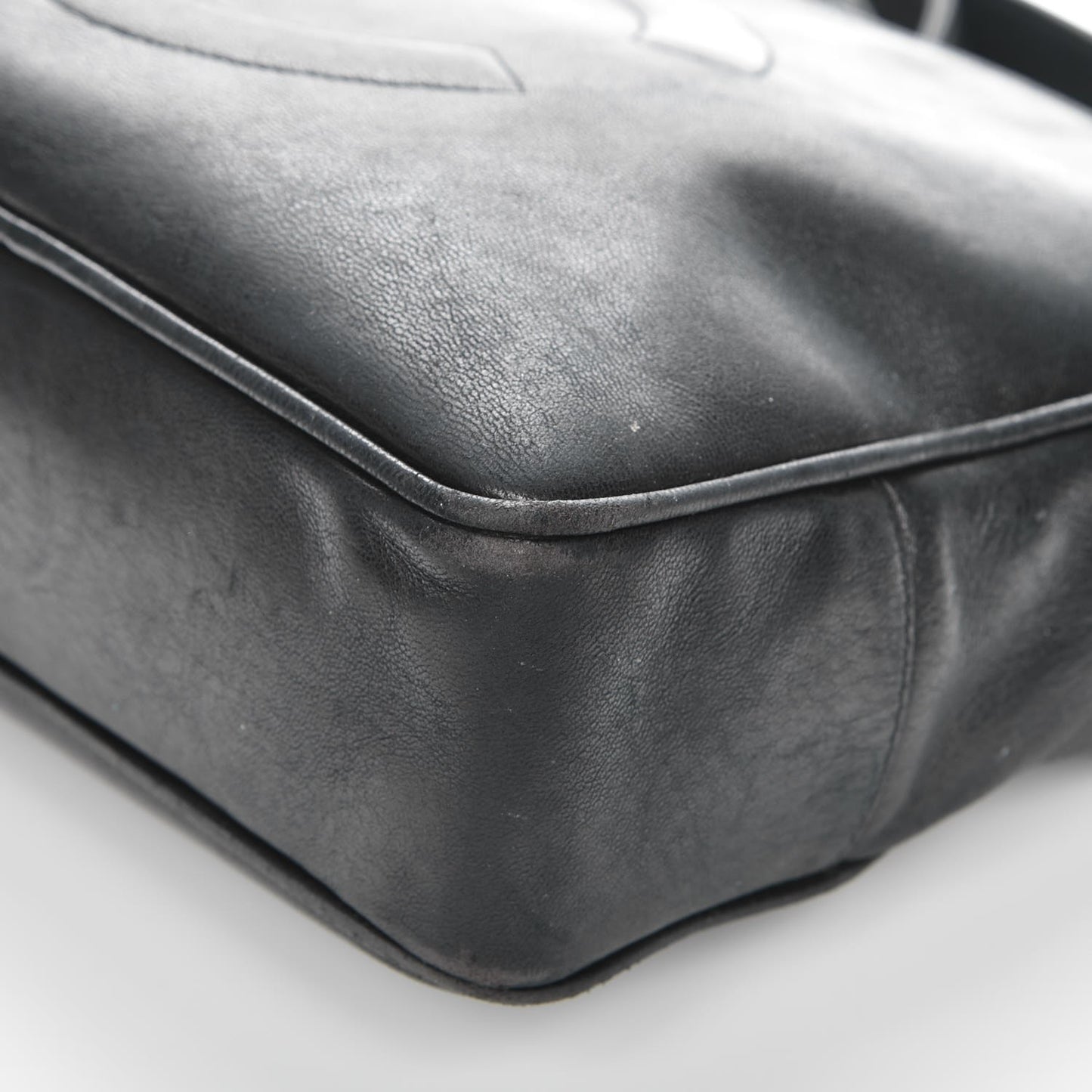 Lambskin CC Shopping Tote Black