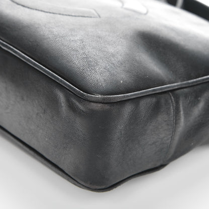 Chanel Lambskin CC Shopping Tote Black 10 of 12