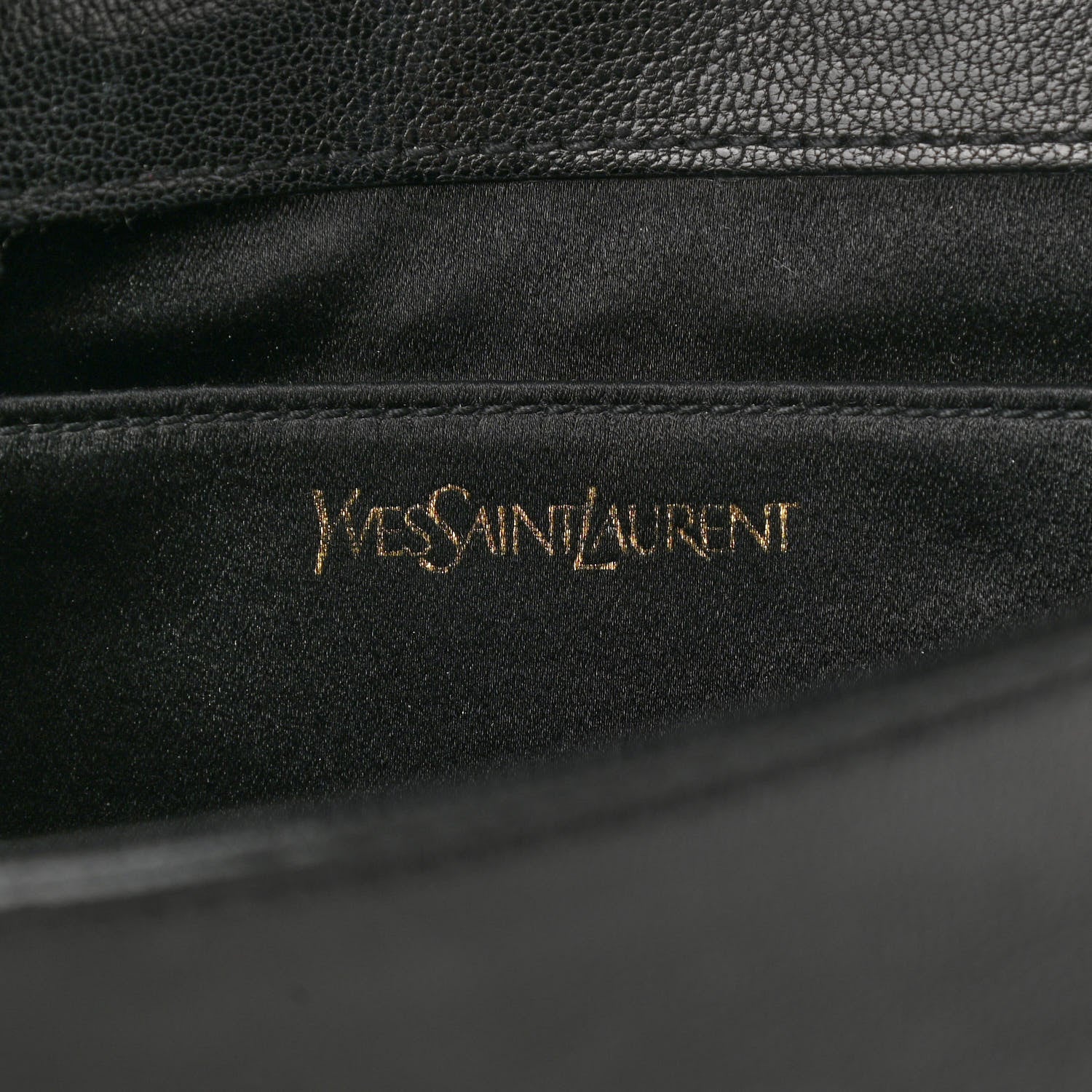 Saint Laurent Calfskin Monogram Large Belle De Jour Clutch Black 5 of 12