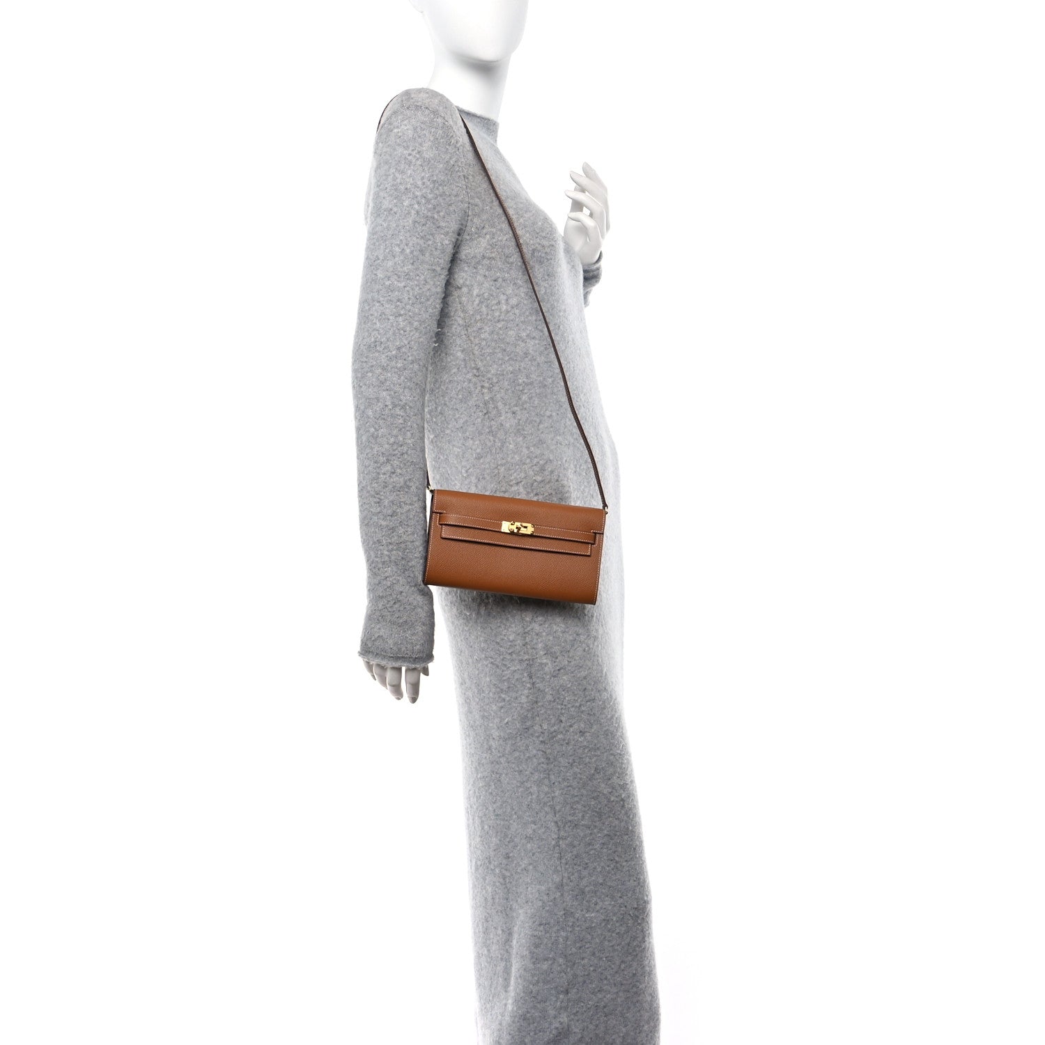 Hermes Epsom Kelly Wallet To Go Gold 2 of 12