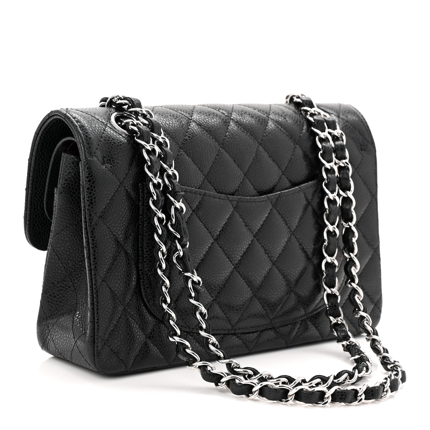 Chanel Caviar Quilted Small Double Flap Black 3 of 10
