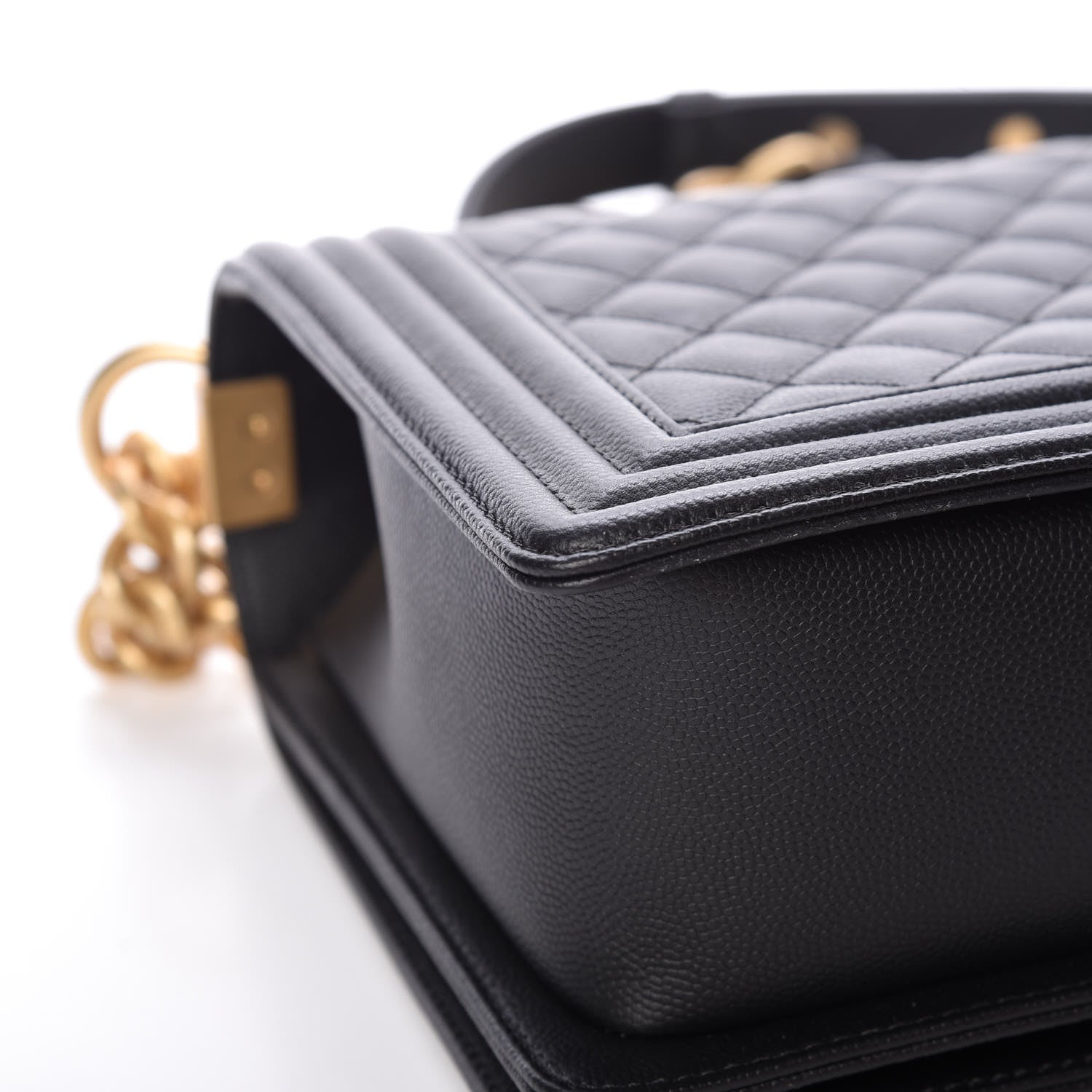 Chanel Caviar Quilted New Medium Boy Flap Black 11 of 12
