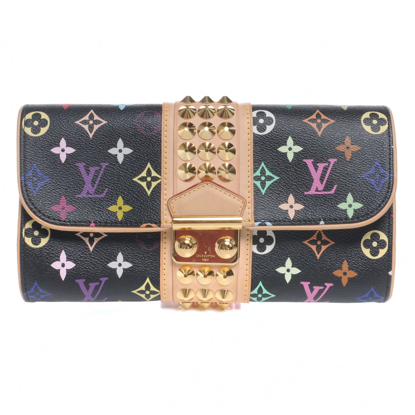 Monogram Multicolor Courtney Clutch Black