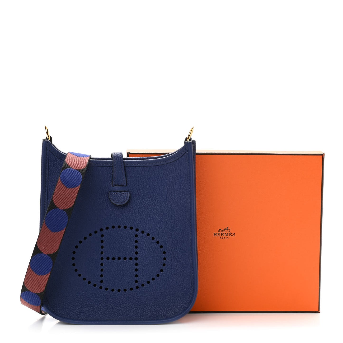 Taurillon Clemence Flipperball Sangle Evelyne TPM Bleu Saphir Black Bleu Saphir