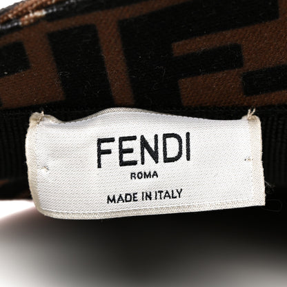 Fendi Nylon FF Logo Visor Tobacco Rosso 7 of 8