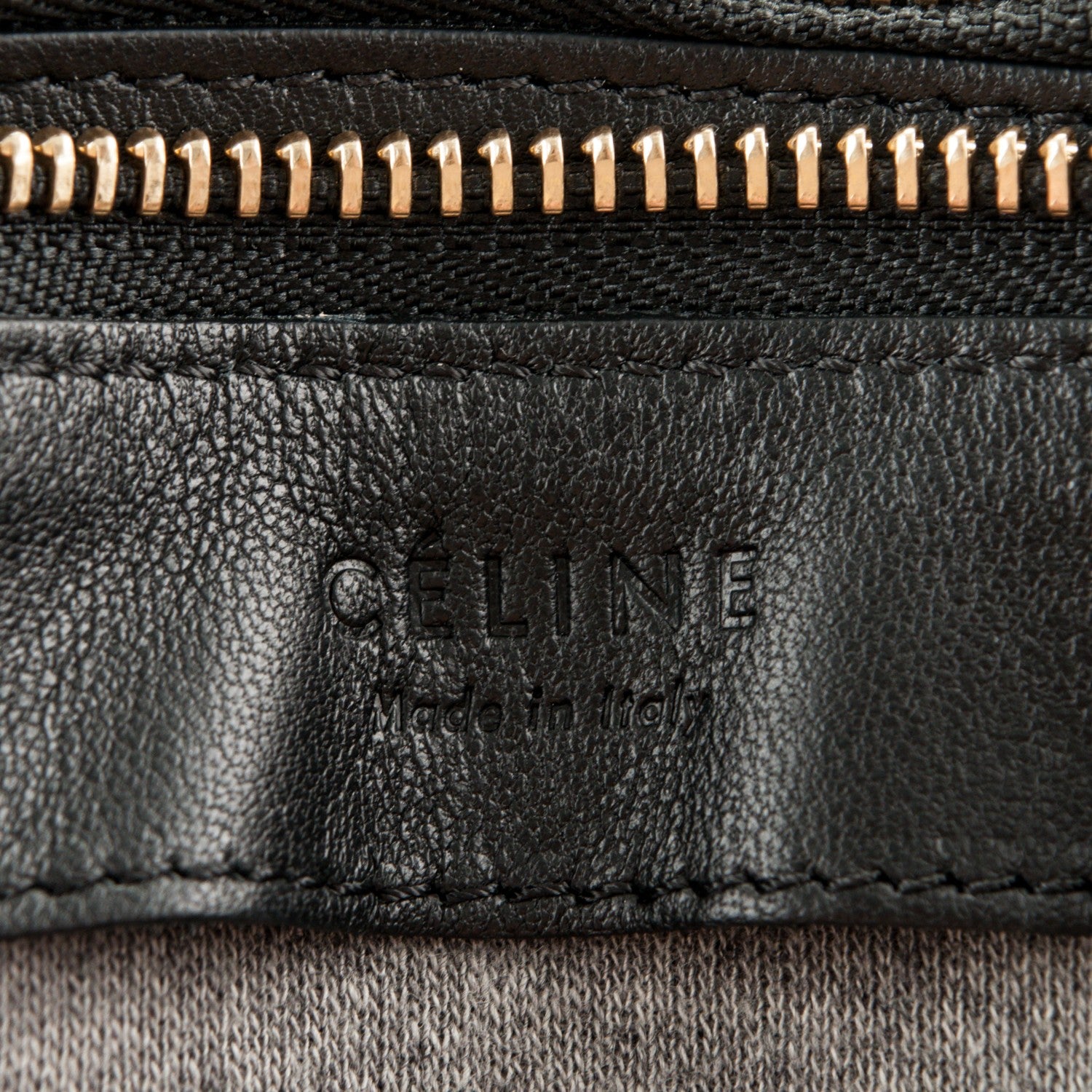 Celine Lambskin Small Trio Crossbody Bag Black 6 of 6