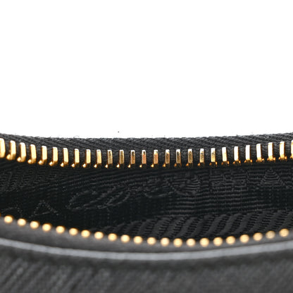 Prada Saffiano Lux Re-Edition 2005 Shoulder Bag Black 12 of 13