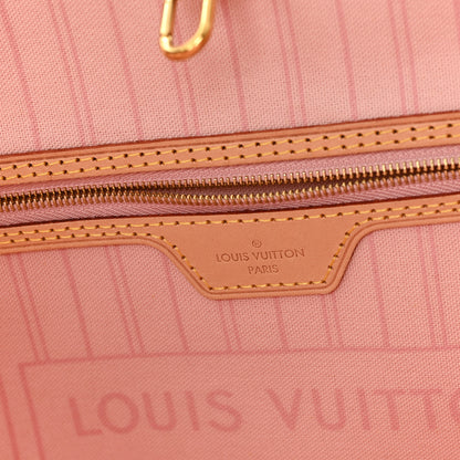 Louis Vuitton Damier Azur Neo Neverfull GM Rose Ballerine 7 of 13