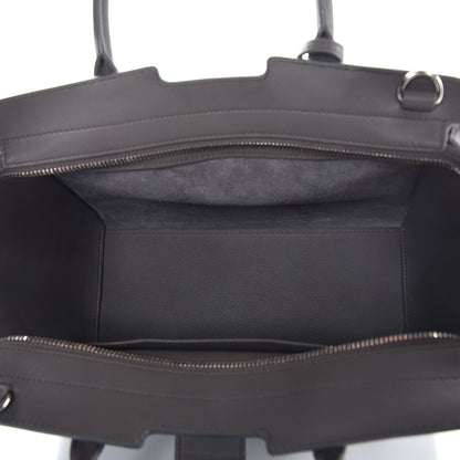 Saint Laurent Calfskin Crocodile Embossed Baby Monogram Downtown Cabas Earth 5 of 6