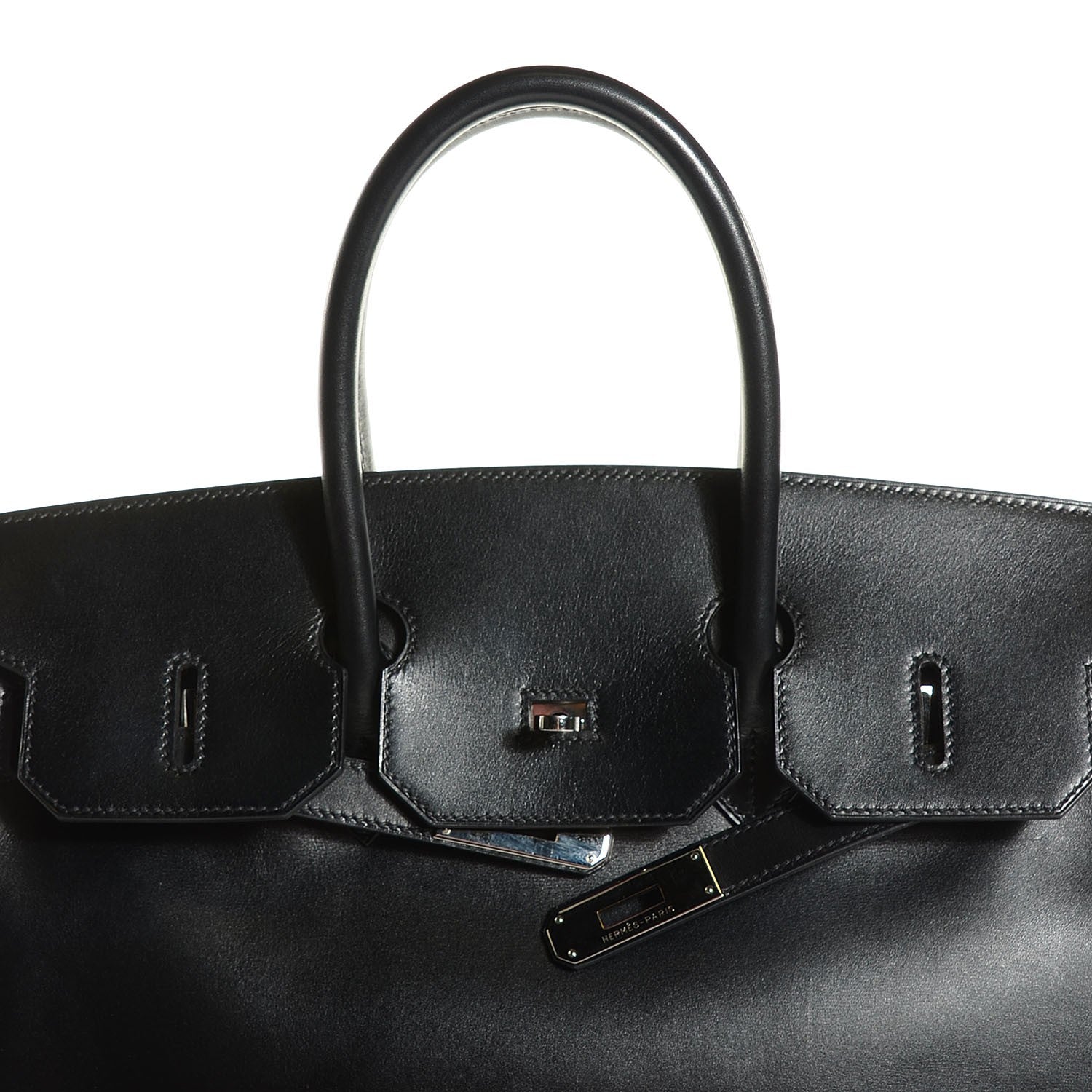 Hermes Veau Box Birkin 35 Black 20 of 28