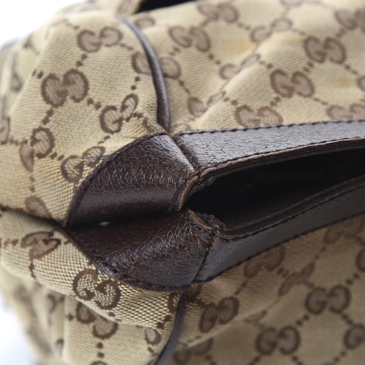 Gucci Monogram Large Tote Dark Brown 14 of 16