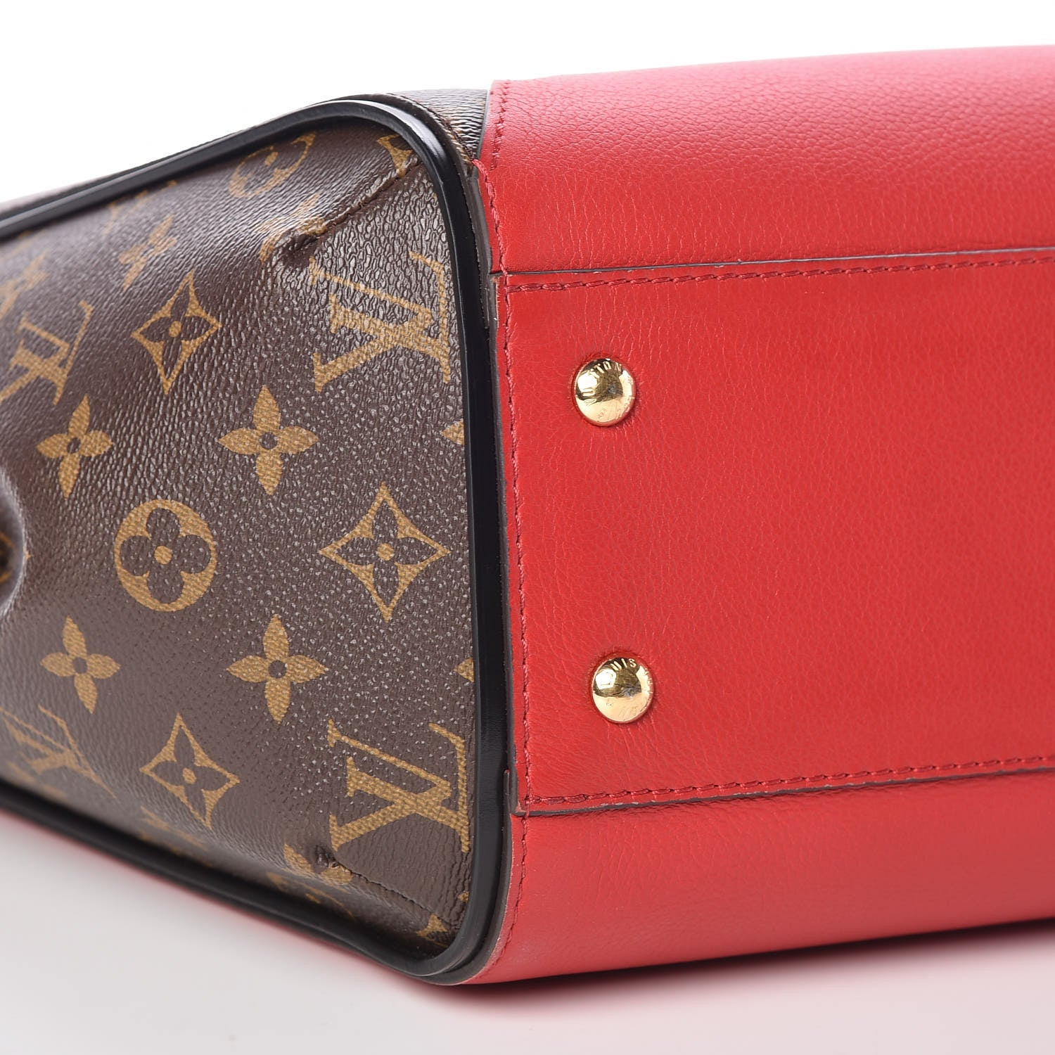 Louis Vuitton Calfskin Monogram Kimono Tote Cherry 10 of 12