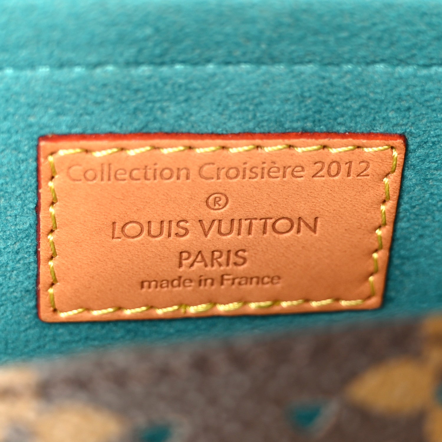 Louis Vuitton Monogram SC Flore Saumur Teal 7 of 10