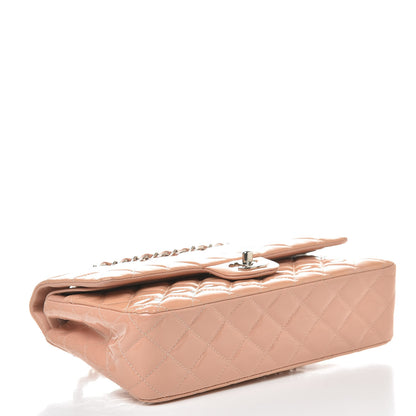 Chanel Patent Quilted Medium Double Flap Light Pink 4 of 18