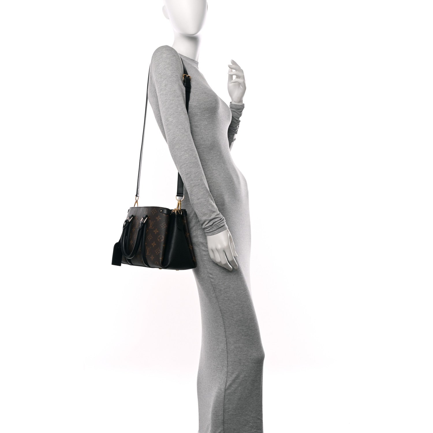 Louis Vuitton Monogram Soufflot BB Black 2 of 11