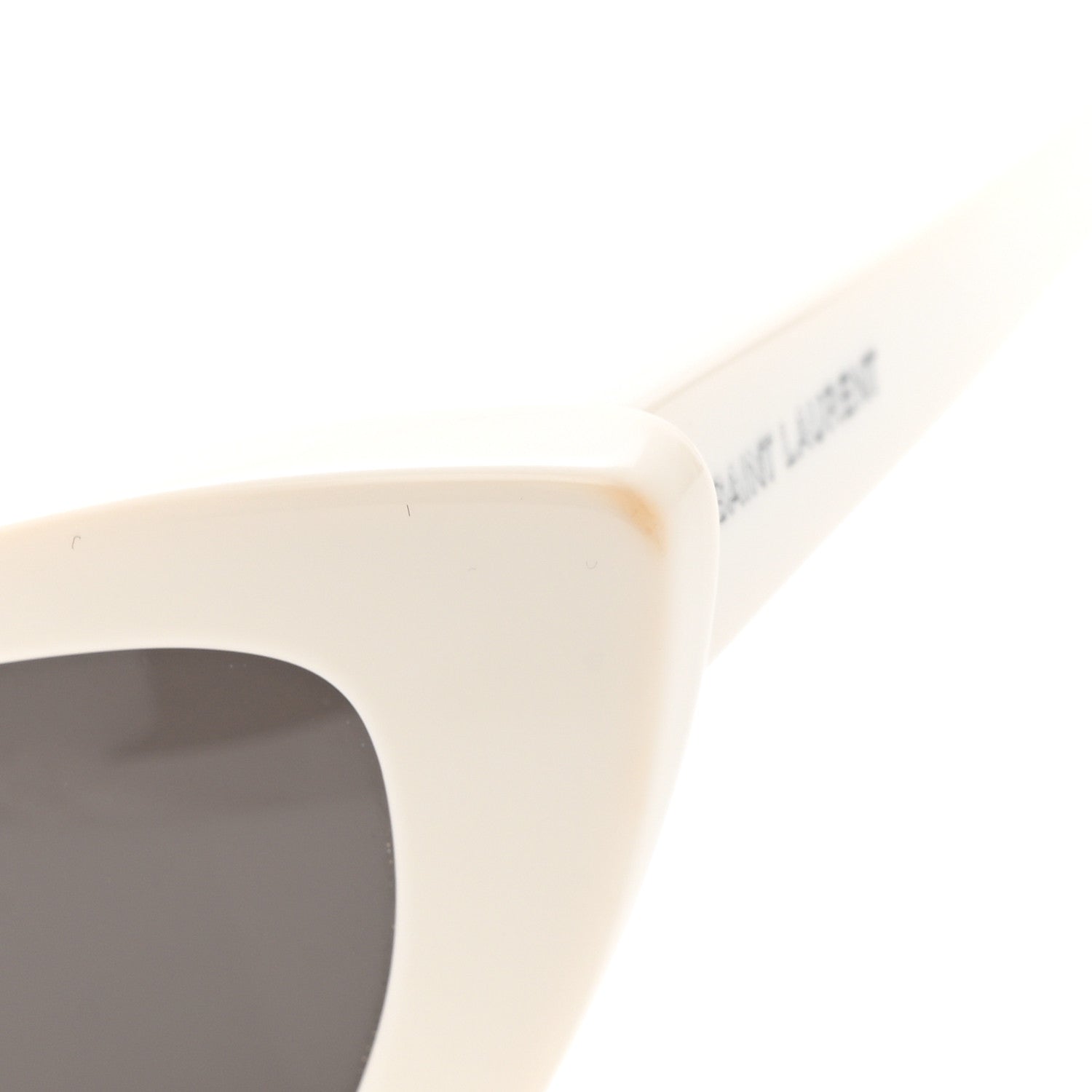 Saint Laurent Acetate Lily Cat Eye Sunglasses SL213 White 8 of 10