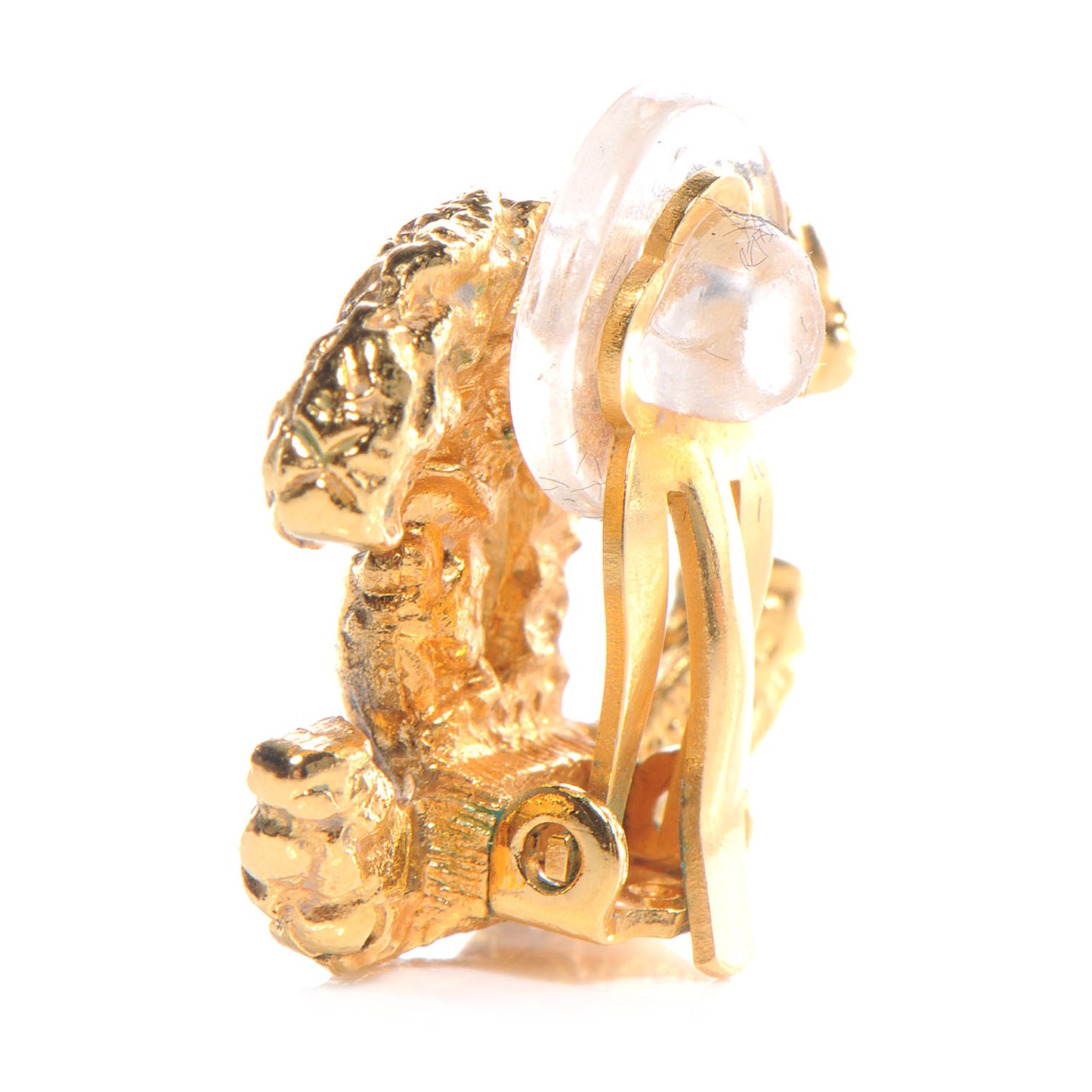 CC Clip On Earrings Gold