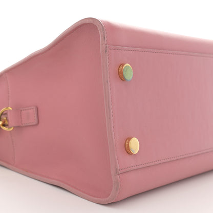 Saint Laurent Smooth Calfskin Small Monogram Cabas Vieux Rose 9 of 15