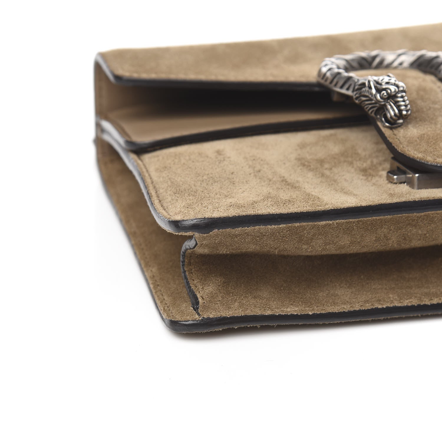 Gucci Suede Mini Dionysus Shoulder Bag Taupe 9 of 11