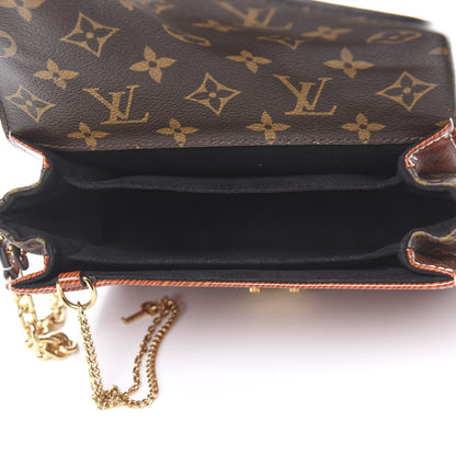 Louis Vuitton Shiny Epi Monogram Pochette Metis Mini Brown 5 of 9