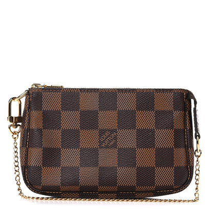 Louis Vuitton Damier Ebene Mini Pochette Accessories 1 of 11