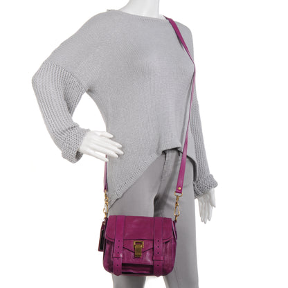 Proenza Schouler Leather PS1 Crossbody Pouch Orchid 2 of 11