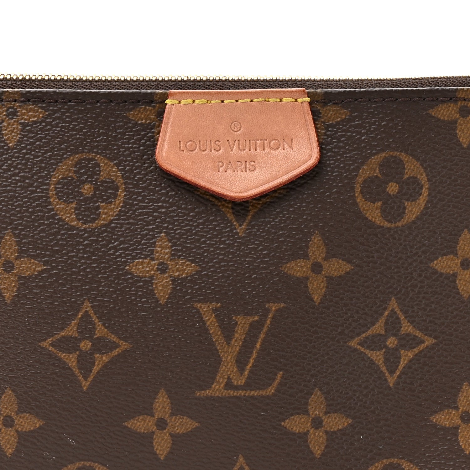 Louis Vuitton Monogram Multi Pochette Accessories Large Pochette  Kaki 7 of 9