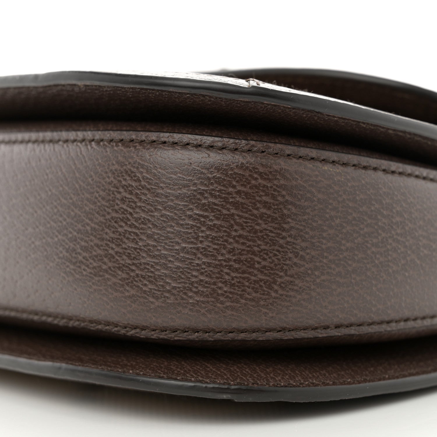 Gucci Monogram Jumbo GG Textured Dollar Calfskin Web Small Bamboo 1947 Top Handle Bag Camel Ebony New Acero 11 of 12