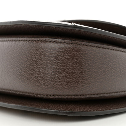 Gucci Monogram Jumbo GG Textured Dollar Calfskin Web Small Bamboo 1947 Top Handle Bag Camel Ebony New Acero 11 of 12