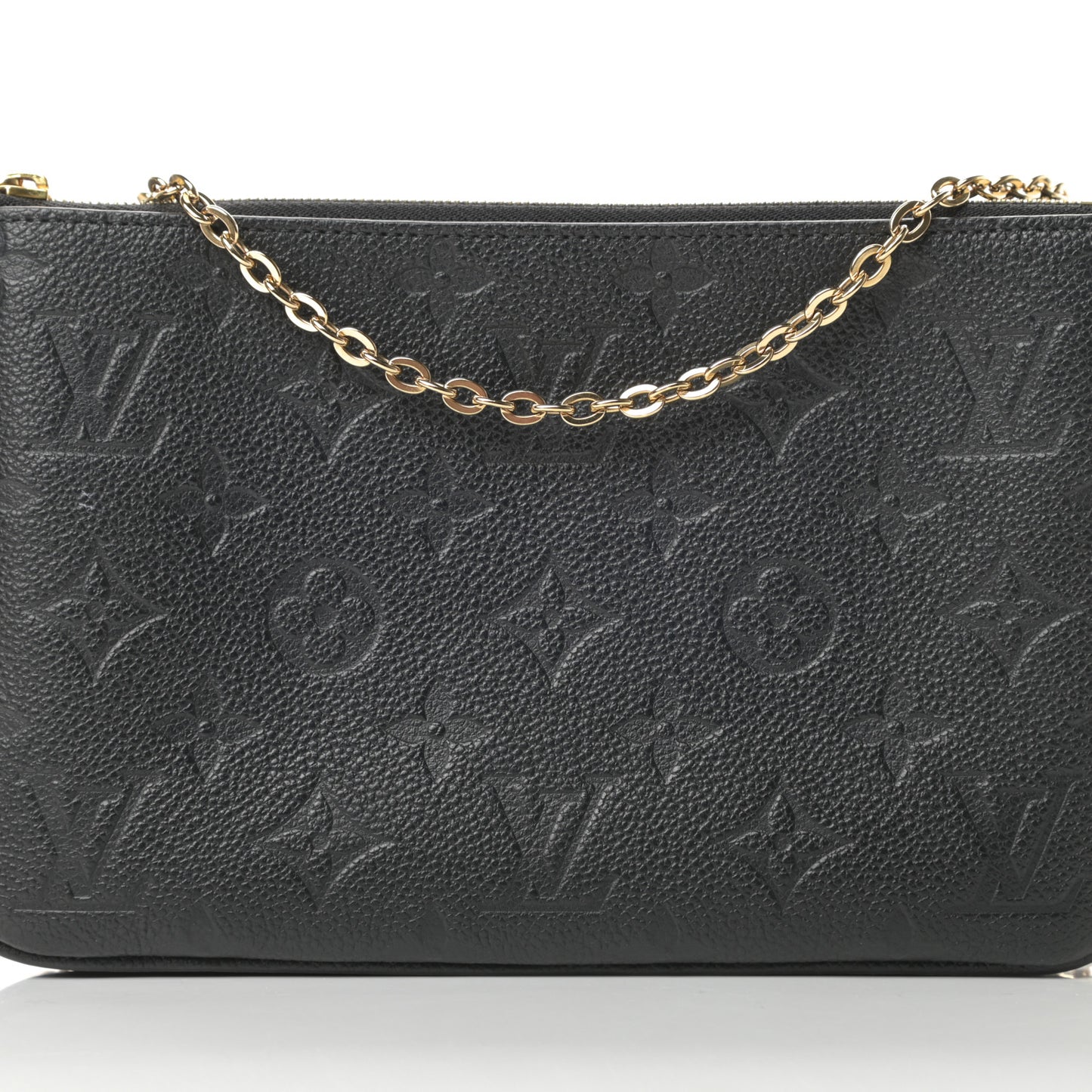 Empreinte Double Zip Pochette Black