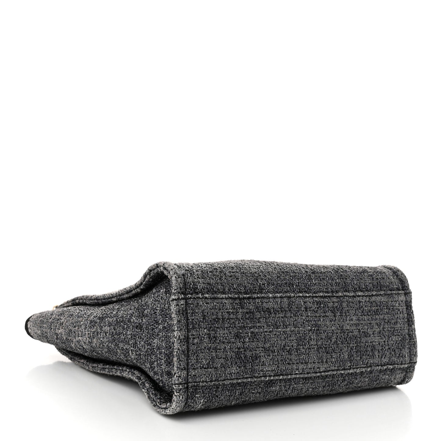 Lurex Boucle Mini Deauville Tote Blue