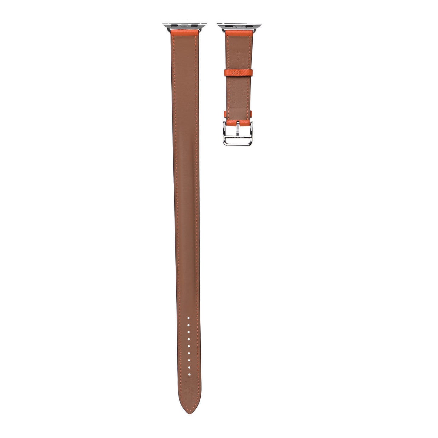 Epsom 40mm Apple Watch Double Tour Band Orange