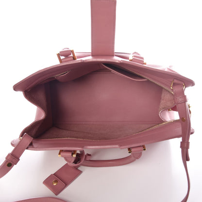 Saint Laurent Calfskin Small Classic Y Cabas Vieux Rose 5 of 14