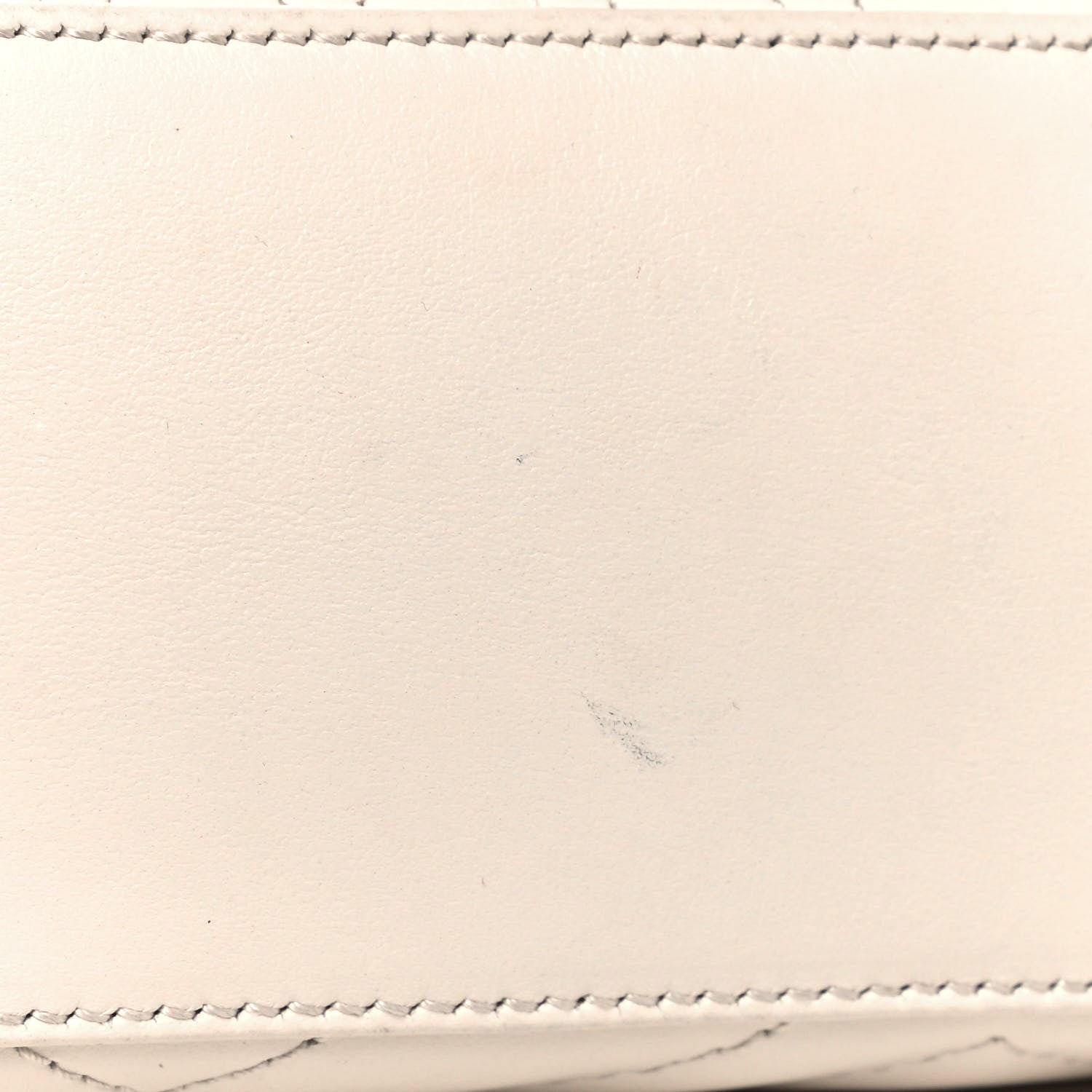 Gucci Calfskin Matelasse Animal Studs Medium GG Marmont Shoulder Bag Mystic White 17 of 20
