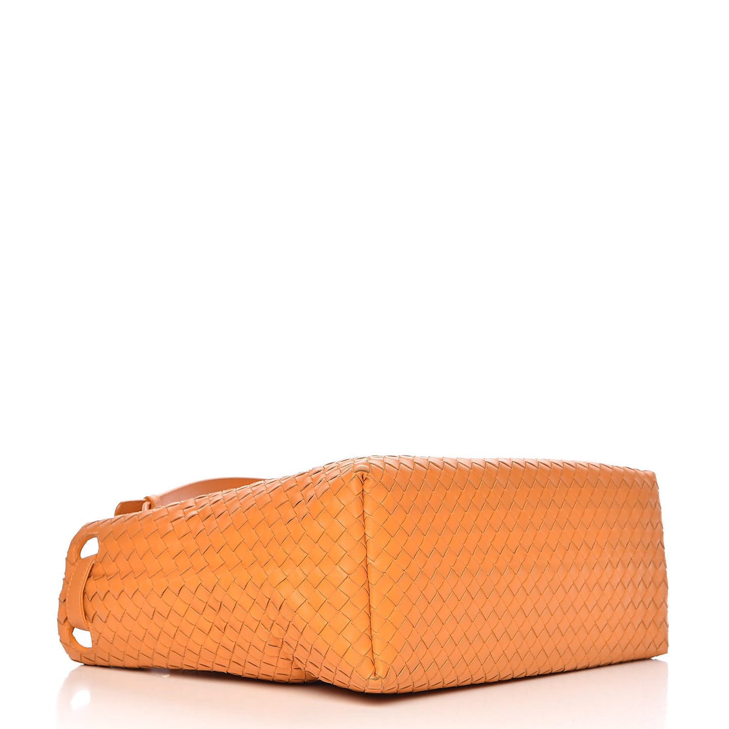 Nappa Intrecciato Medium Garda Bag Orange