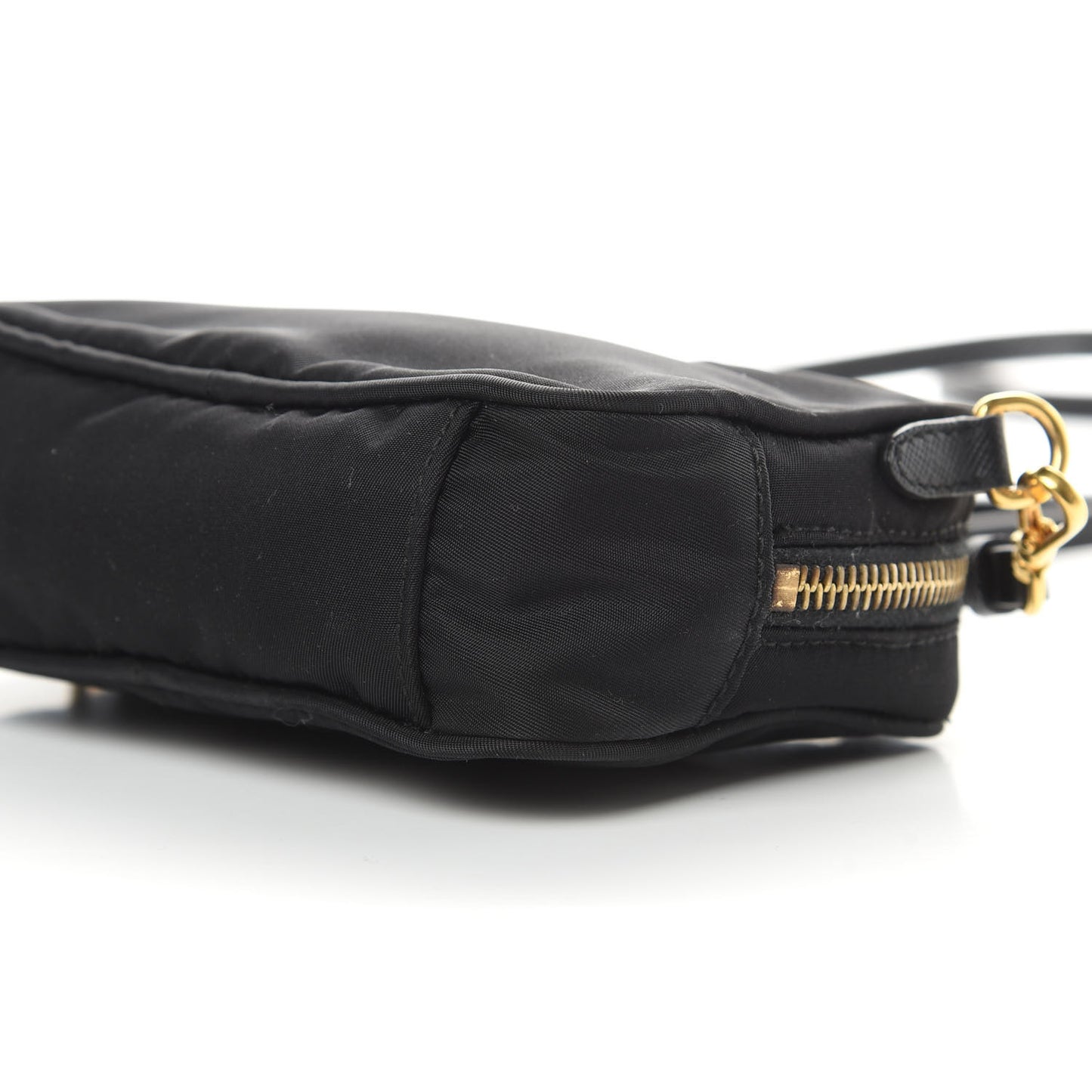 Tessuto Nylon Mini Camera Crossbody Bag Black