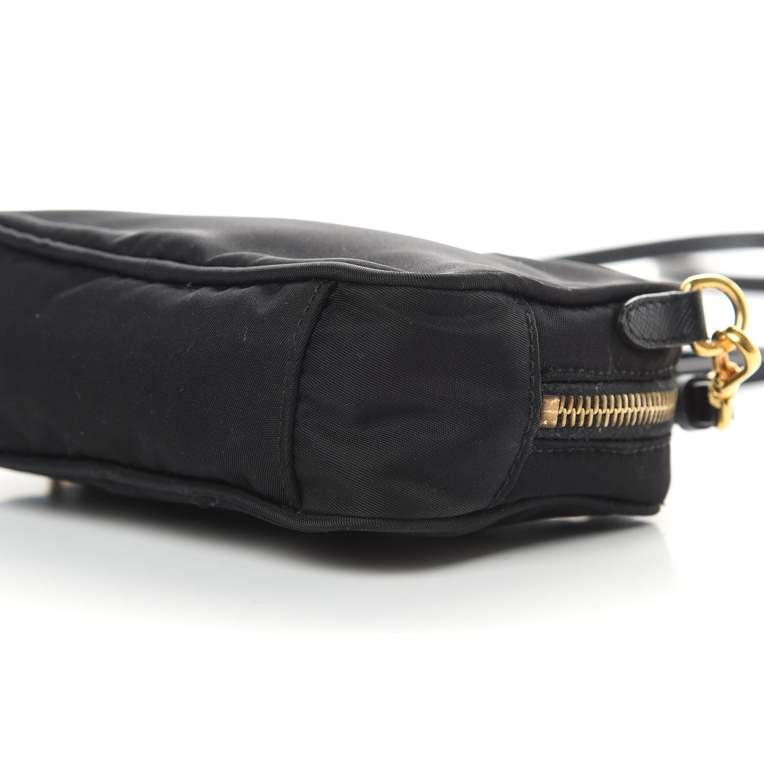 Prada Tessuto Nylon Mini Camera Crossbody Bag Black 10 of 10