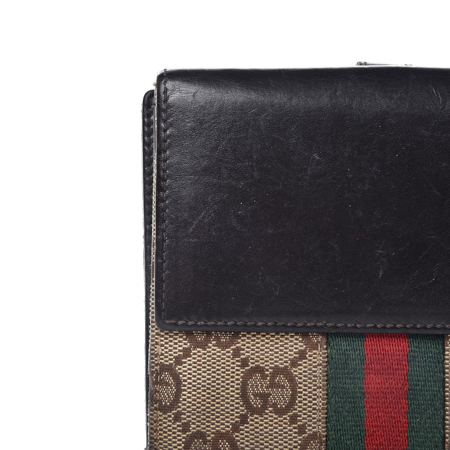 Monogram Web Wallet Brown