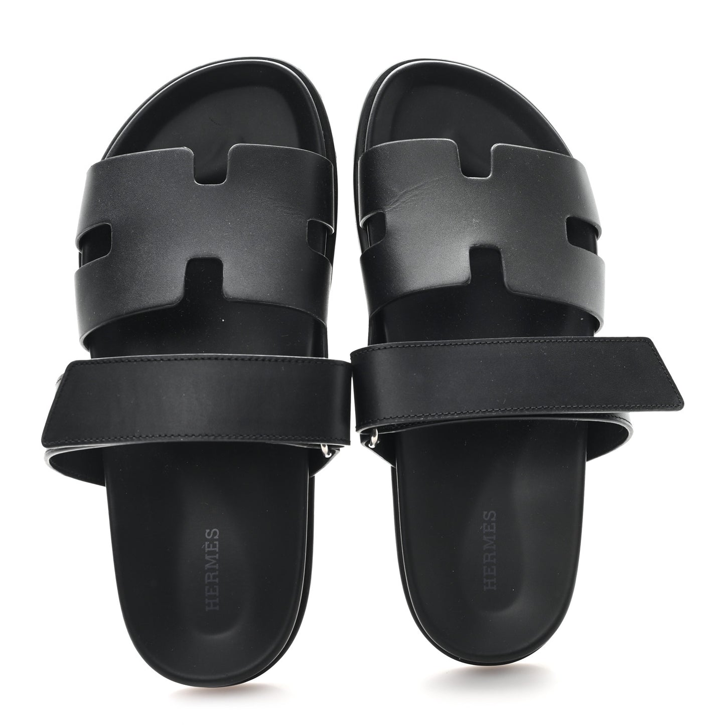 Calfskin Womens Chypre Sandals 41 Black