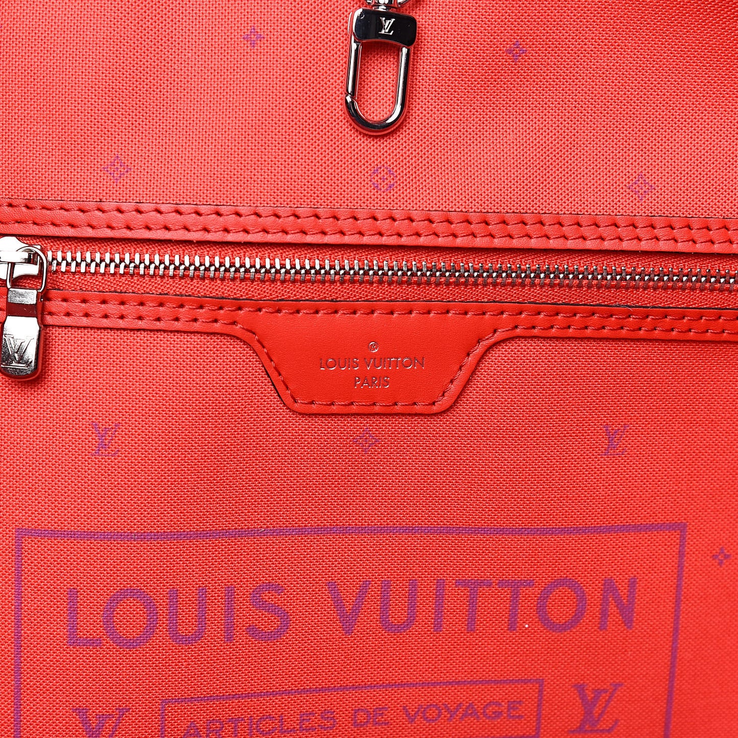 Monogram Escale Neverfull MM Rouge