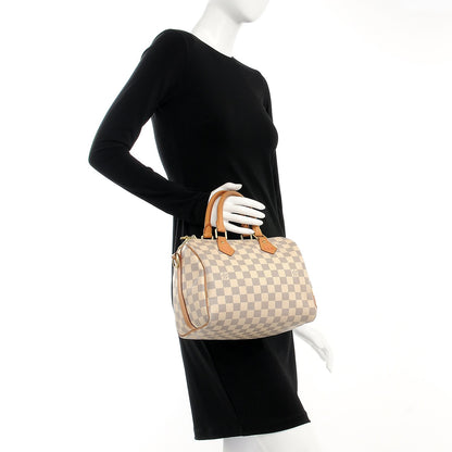 Louis Vuitton Damier Azur Speedy Bandouliere 25 3 of 10