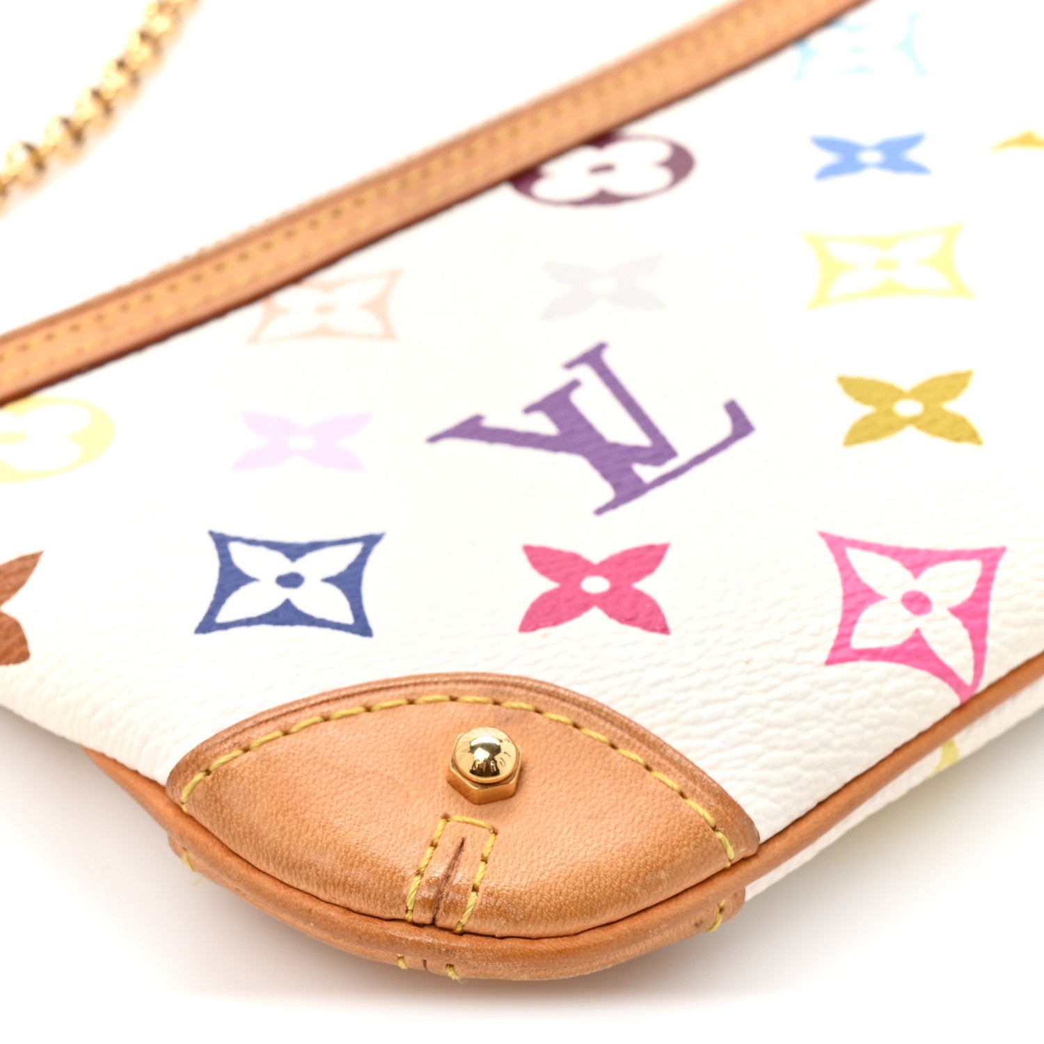 Louis Vuitton Monogram Multicolor Pochette Milla MM White 11 of 11