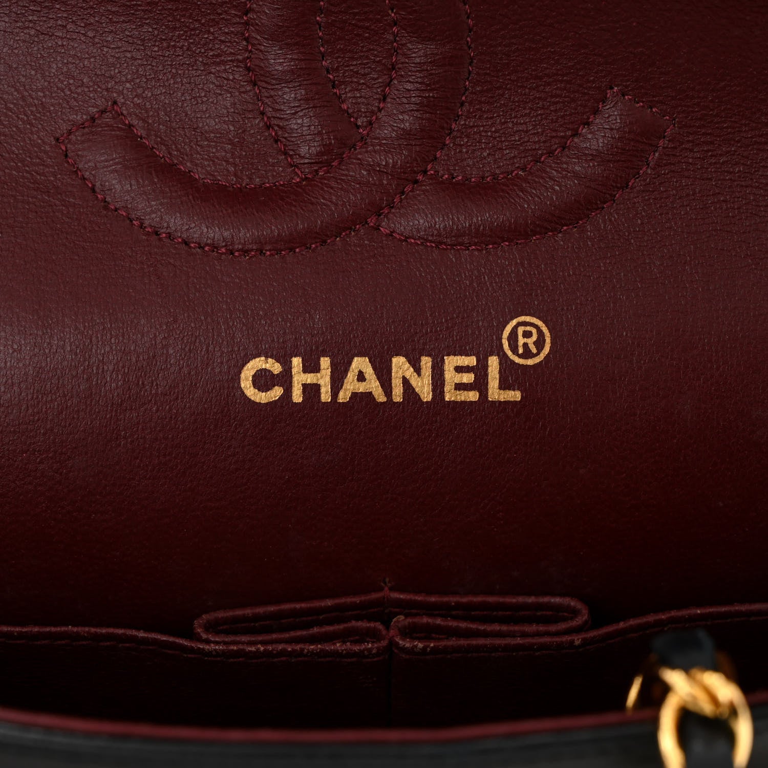 Chanel Lambskin Quilted Medium Double Flap Black 6 of 13
