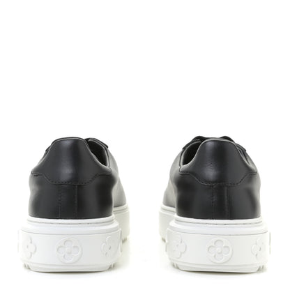 Louis Vuitton Calfskin Time Out Sneakers 37.5 Black 5 of 10
