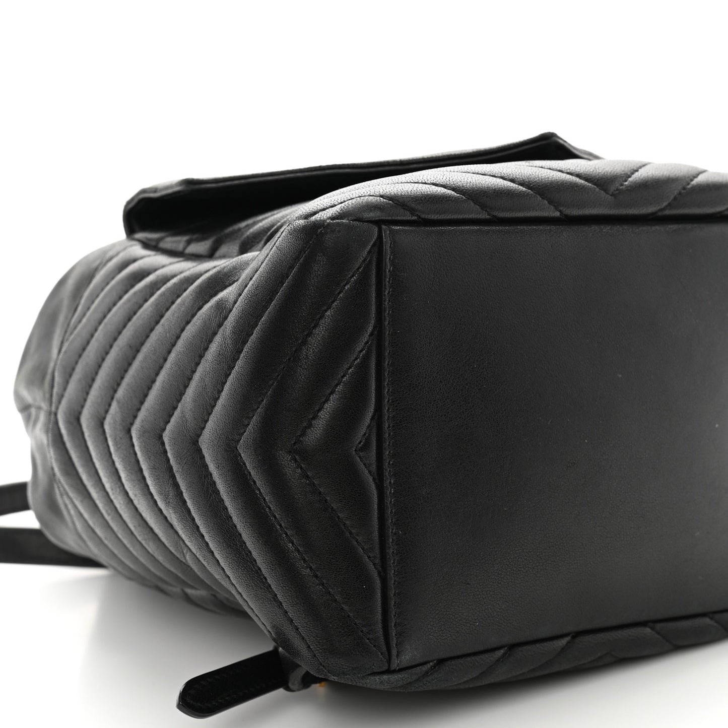 Lambskin Matelasse Monogram Joe Backpack Black