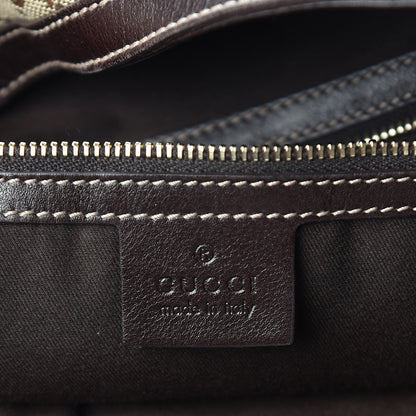 Gucci Monogram Large Wave Hobo Dark Brown 6 of 10
