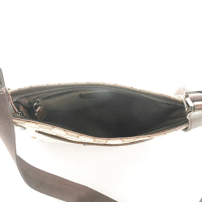 Gucci Monogram Flat Messenger Bag Dark Brown 5 of 7